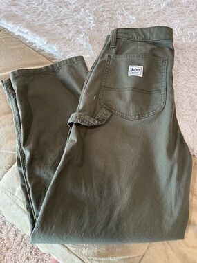 Lee Olive Carpenter Work Pants